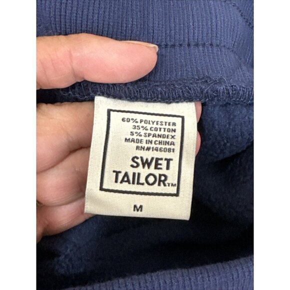 Swet Tailor Stretch Fleece Jogger Pant Men's M Admiral Blue New - Picture 14 of 16
